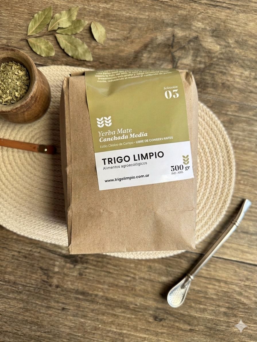 Bolsa de yerba mate Trigo Limpio, Selección 03: Canchada Media
